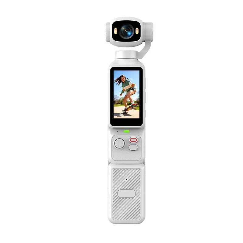 Homeroam 4K Pocket Gimbal Camera – 180° Rotating Lens
